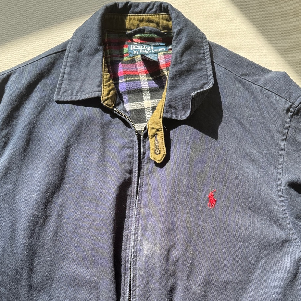 Polo by Ralph Lauren Men's Blue Bomber Jacket